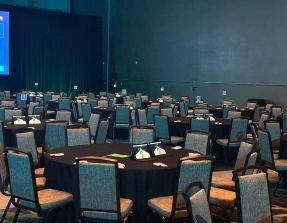 Conference Room Setup with iPad – SKO 2025