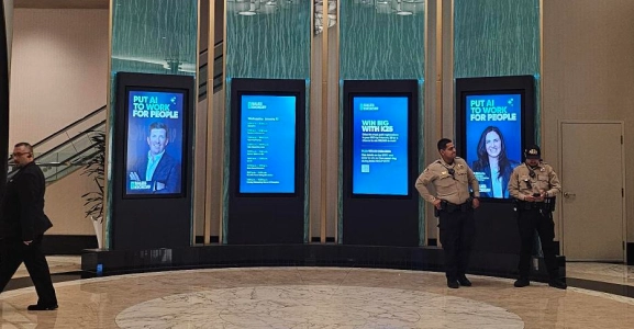 Digital signage at SKO 2025