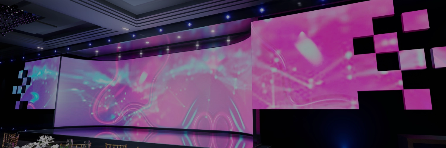 LED video wall hire from One World Rental