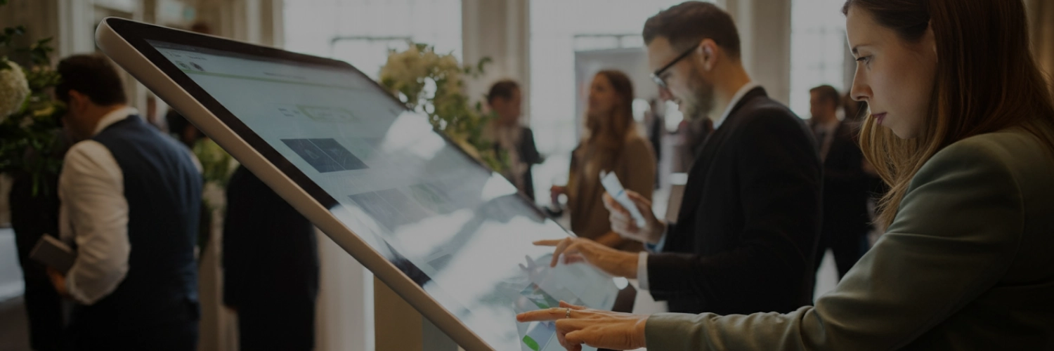 touch screen rental for business meetings and presentations