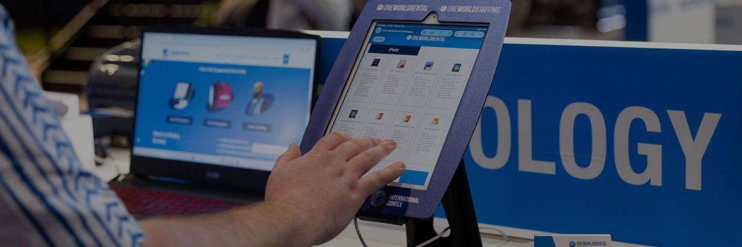 Rent iPad stands for business events.